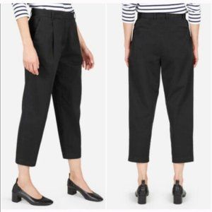 Everlane Put-Together Pleat Pant in Black, size 2